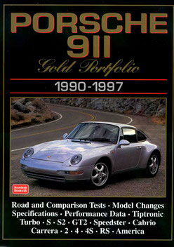 90-97 911 Portfolio of articles on Porsche 911, 172 pages, compiled by Brooklands. (Gold Edition)
