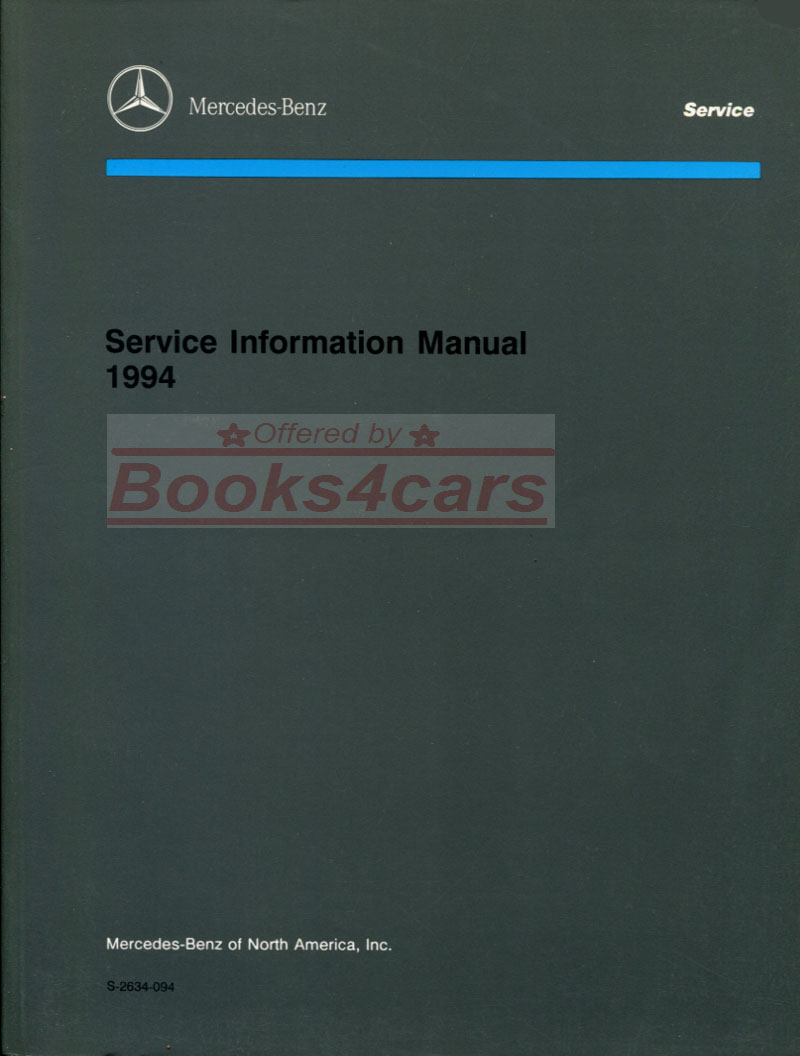 94 Service information Bulletins by Mercedes all car models