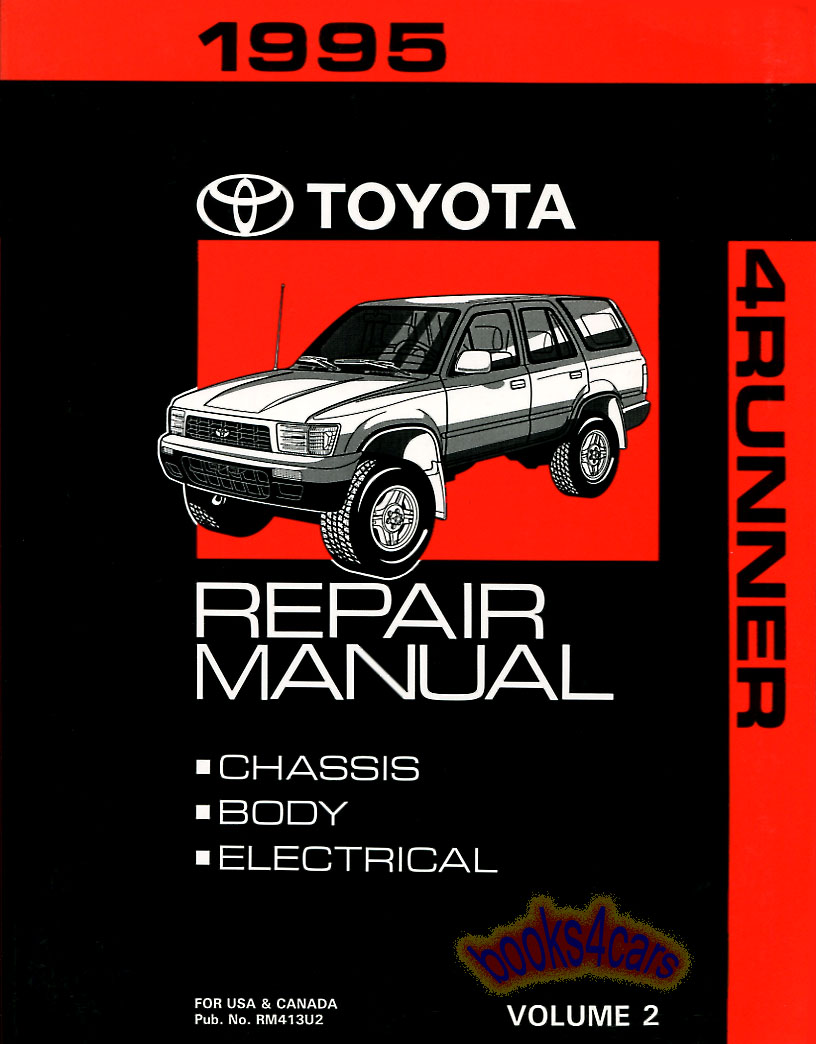 95 4Runner Chassis & Body Shop Service Repair Manual by Toyota