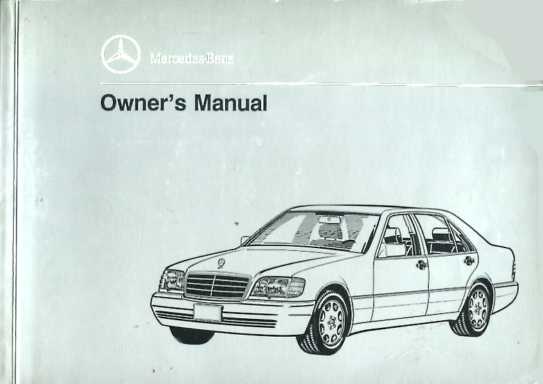 95 S600 Sedan owner's manual by Mercedes