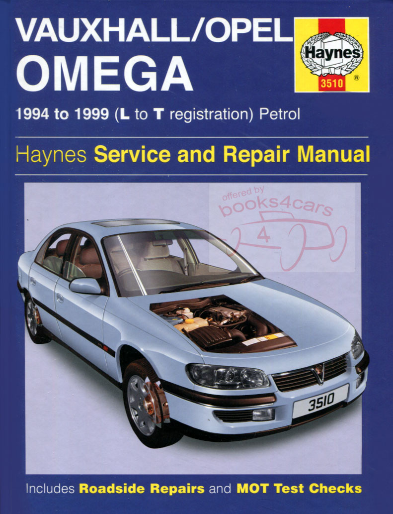 94-99 Catera Omega Shop Service Repair Manual for Opel & Cadillac by Haynes including V6