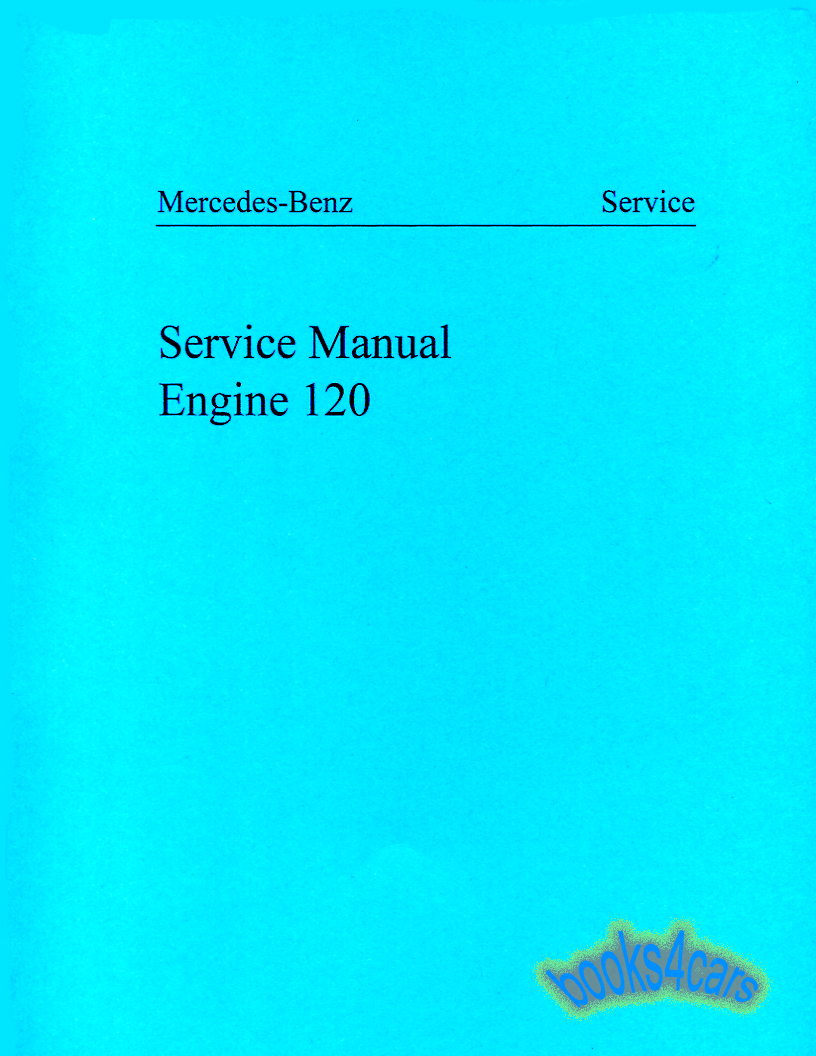 92-95 600 V12 120 Engine Shop Service Repair Manual by Mercedes for S600 SL600 600SEL 600SE 600SEC and other 600 models