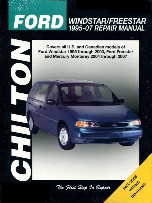95-2003 Ford Windstar 2004-2007 Freestar & Mercury Monterey shop service Repair Manual by Chilton