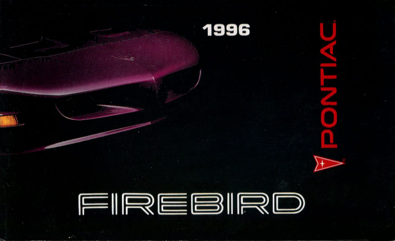 96 Firebird Owners Manual by Pontiac