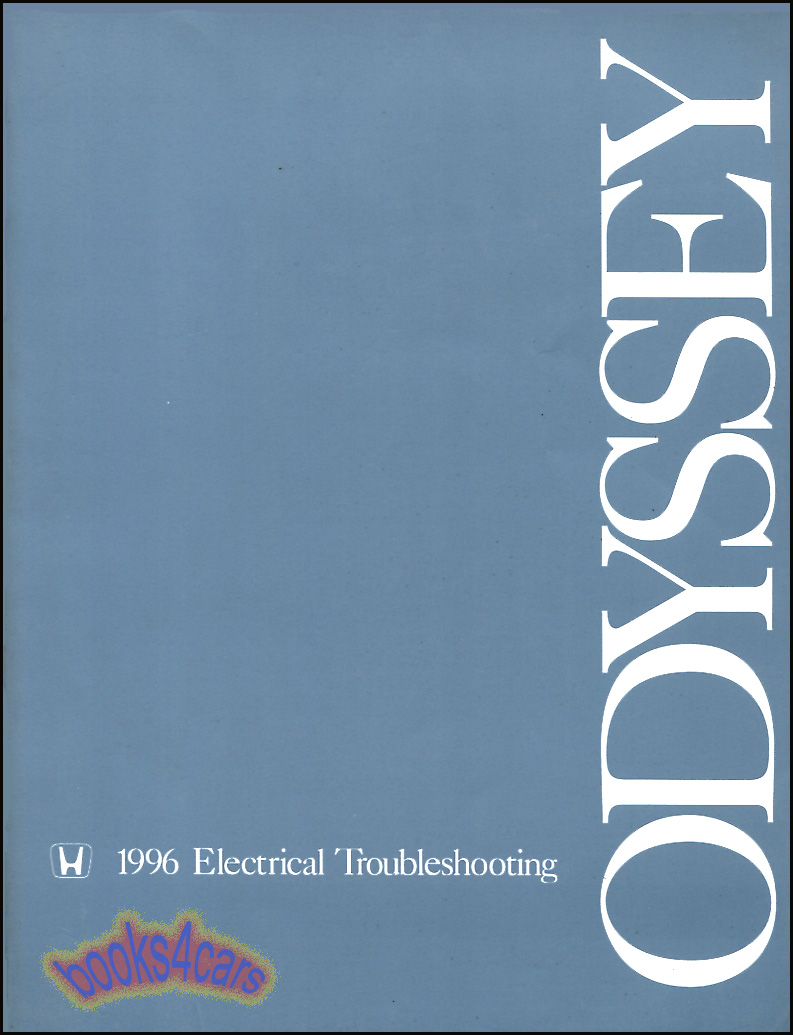 1996 Odyssey Electrical Troubleshooting Manual by Honda