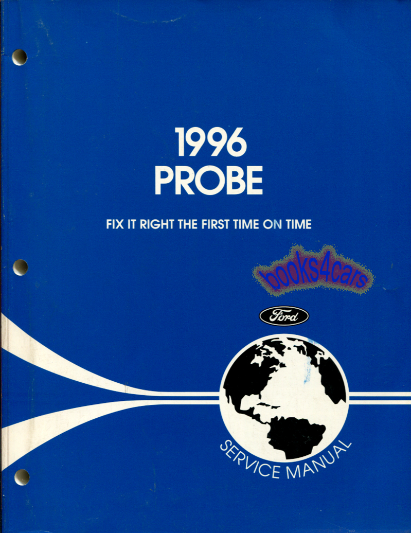 96 Probe Shop Service Repair Manual by Ford