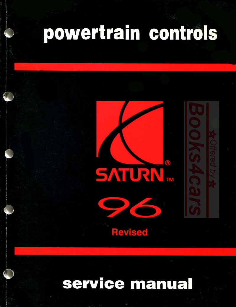 96 Powertrain Controls Shop Service Repair Manual by Saturn