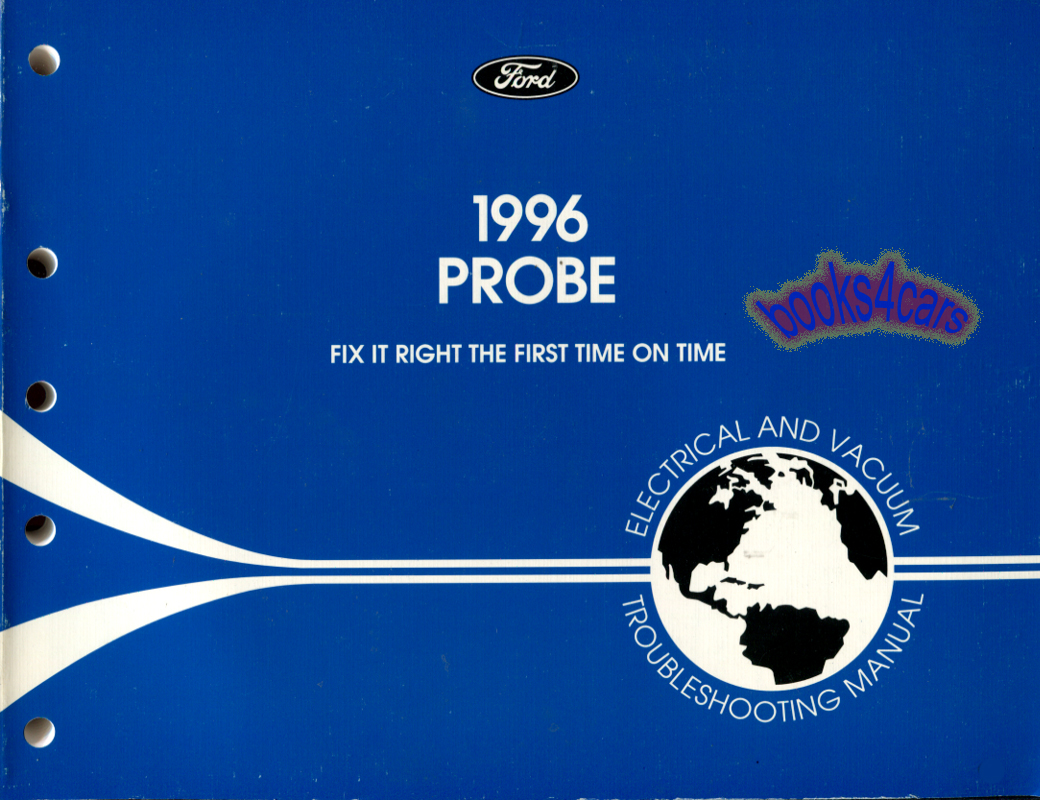 96 Probe Electrical & Vacuum Troubleshooting Manual by Ford
