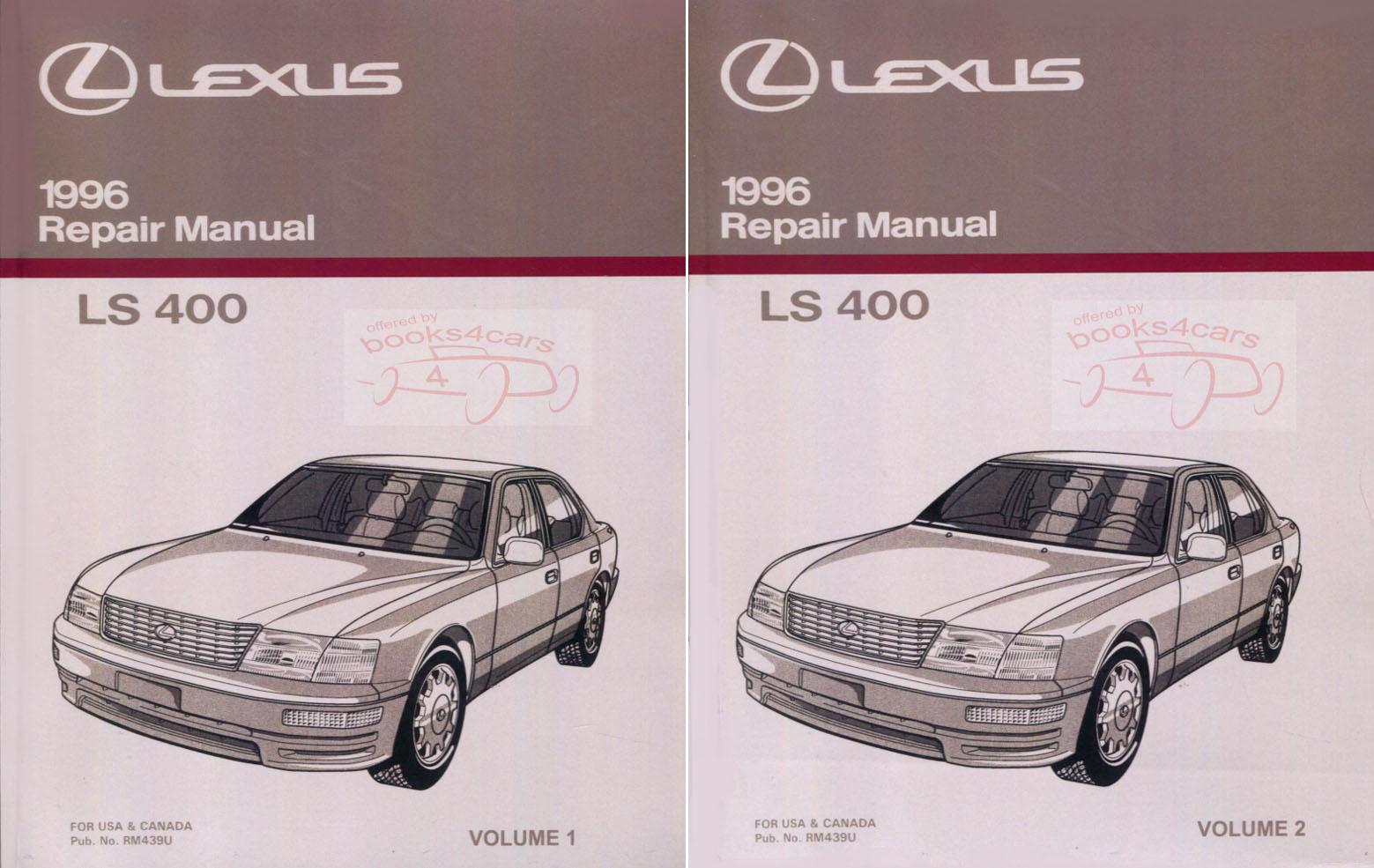96 LS400 Shop Service Repair Manual by Lexus for LS 400