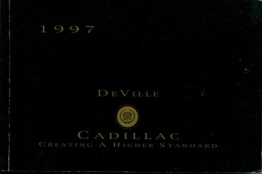 97 Deville & Concours Owners Manual by Cadillac