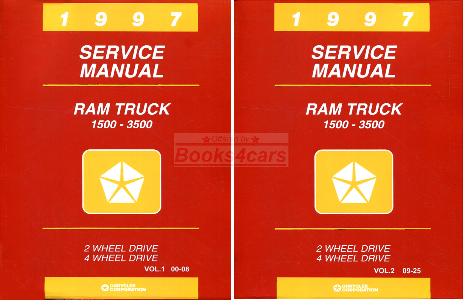 97 Ram Truck 1500-3500 Shop Service Repair Manual by Dodge Truck with complete coverage including all engines, both Gas & Diesel.