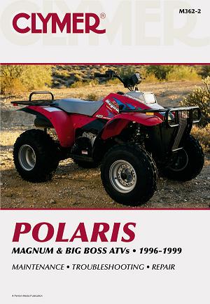 96-99 Polaris Magnum 425 & Big Boss 500 All Terrain Shop Service Repair Manual, 376 pages by Clymer