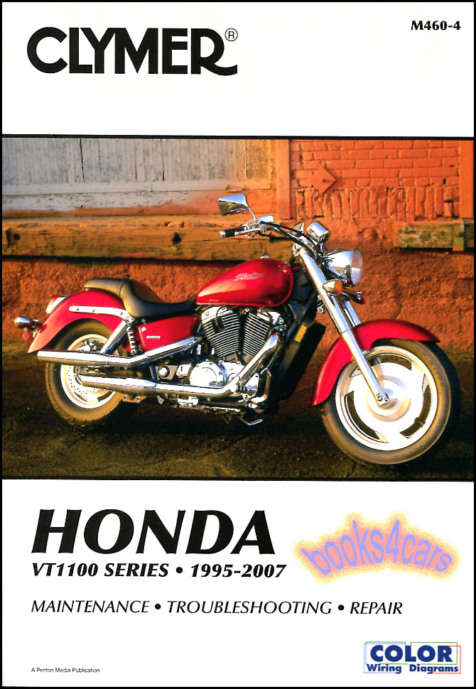 95-07 VT1100 C Shadow Spirit C2 Shadow Sabre C3 American Classic Edition & Tourer Shadow Aero A.C.E. and Shadow Shop Service Repair Manual 555 pages by Clymer for Honda