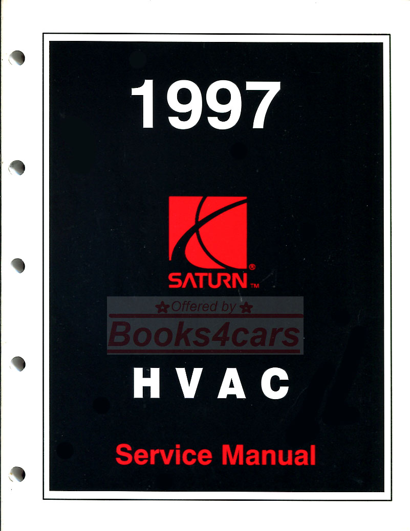 97 HVAC Shop Service Repair Manual by Saturn