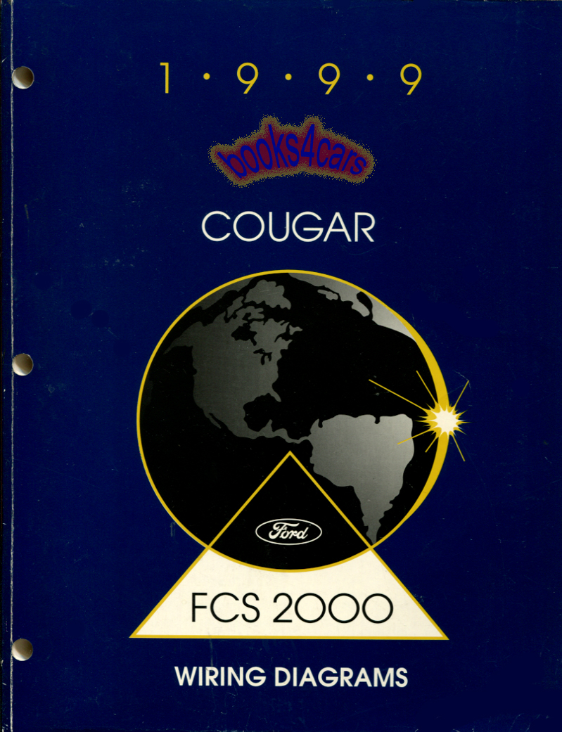 99 Cougar wiring shop manual by Mercury