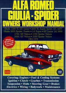 Alfa Romeo Giulia Spider Owners Workshop Manual