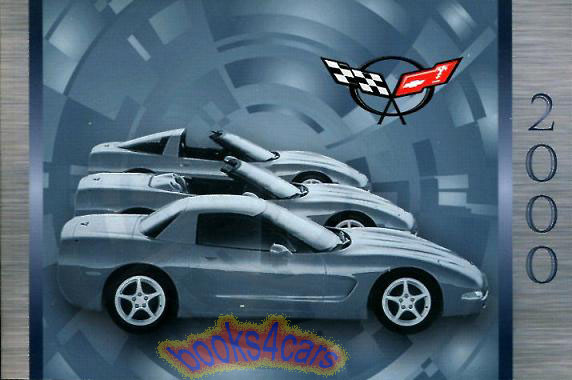 2000 Corvette Owners Manual by Chevrolet