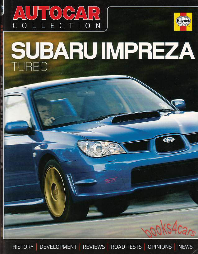 Autocar on Subaru Impreza 160 pages Hardcover includes WRX