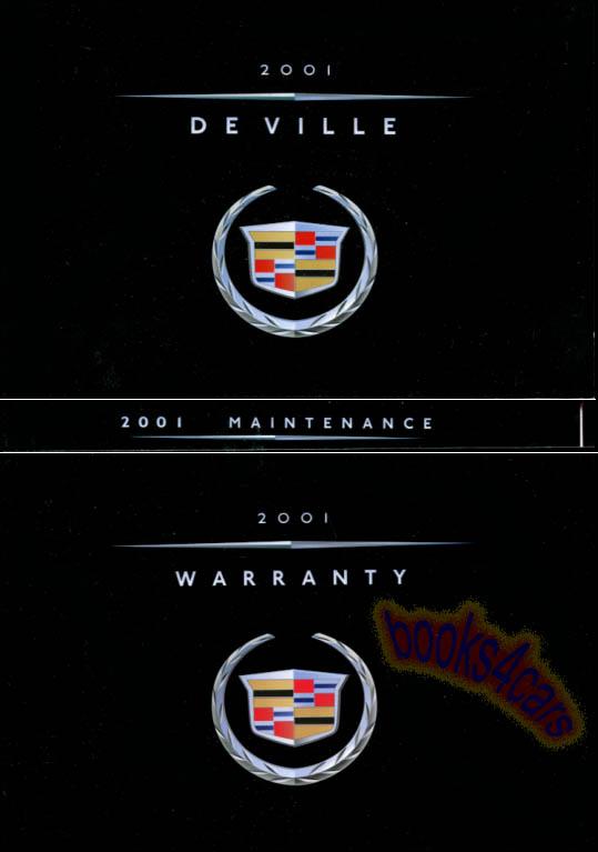 2001 Deville Owners Manual by Cadillac