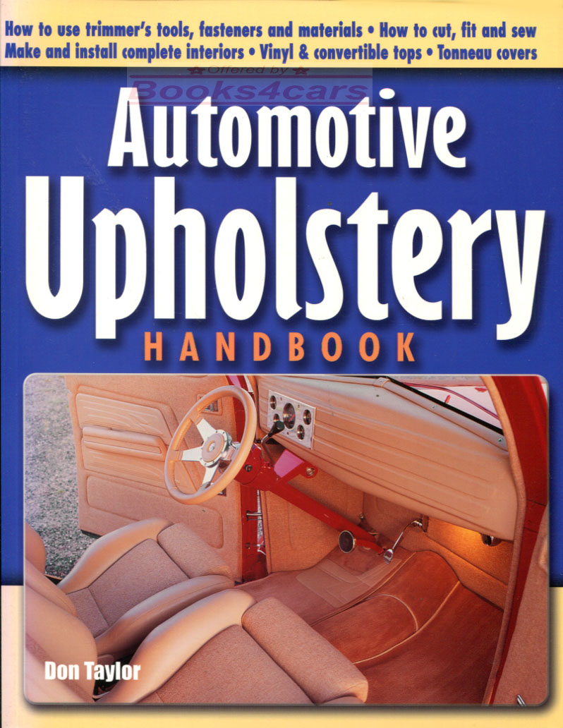 view cover of Automotive Upholstery Handbook by Don Taylor