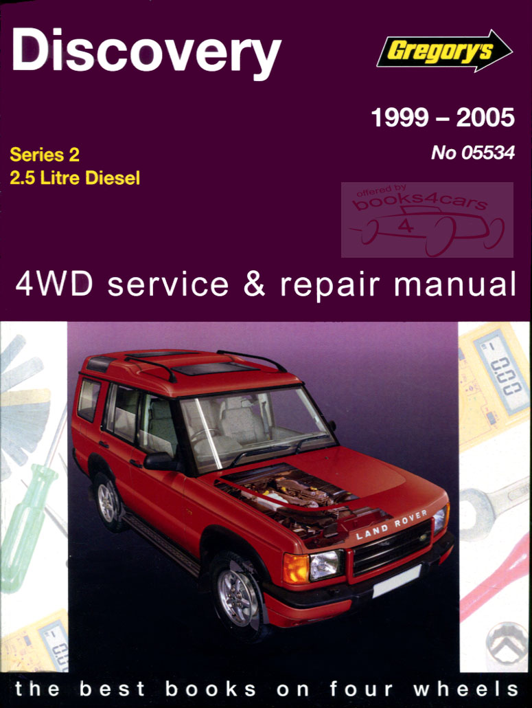 99-2005 Discovery Diesel Shop Service Repari Manual by Gregory for Land Rover