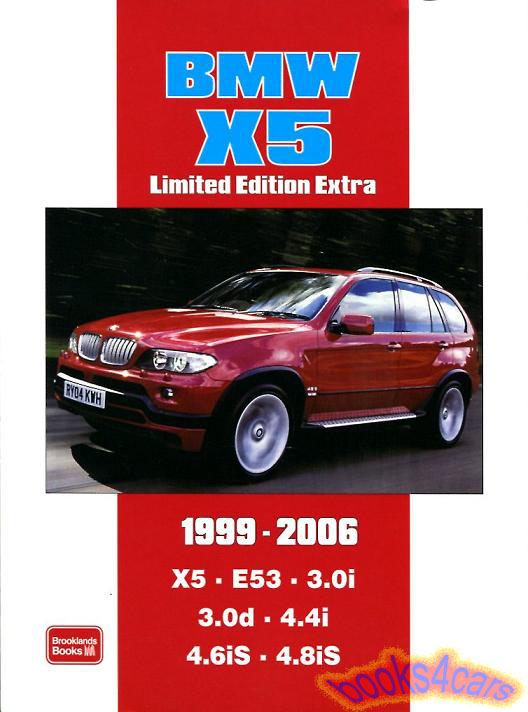 99-06 BMW X5 Limited Edition Extra portfolio of articles 136 pages