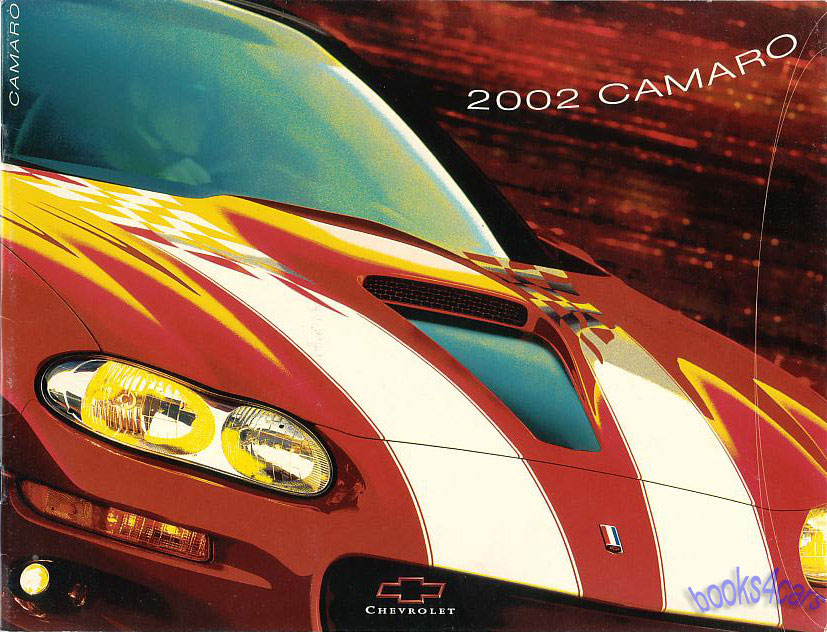 2002 Chevrolet Camaro Sales Brochure in English