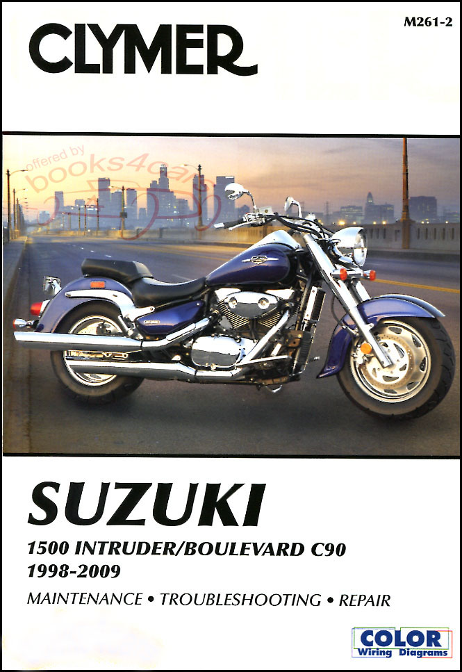 98-2009 1500 Intruder Boulevard C90 Shop Service Repair Manual fur Suzuki by Clymer