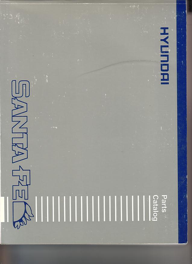 2000-2002 Santa Fe Parts Catalog Manual by Hyundai