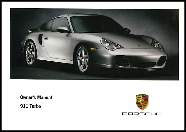 2002 911 Turbo owners manual by Porsche