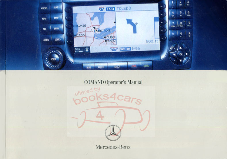 2004 S Class & CL Class Command Navigation Owners Manual by Mercedes