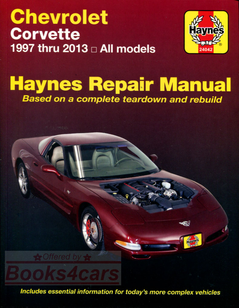 97-13 Chevrolet Corvette shop service repair manual by Haynes 320 pages