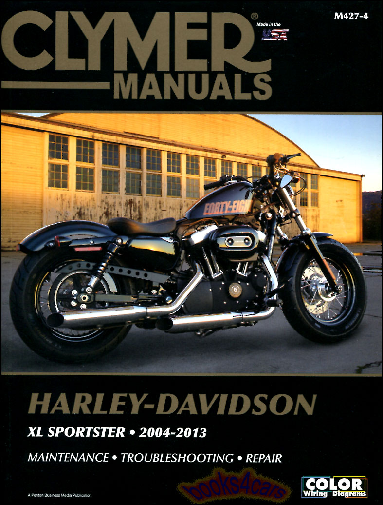 04-13 Harley Davidson XL Sportster shop service repair manual by Clymer 616 pages XL883 XL883C XL883L XL883N XL883R XL1200C XL1200L XL1200N XL1200R XL1200X