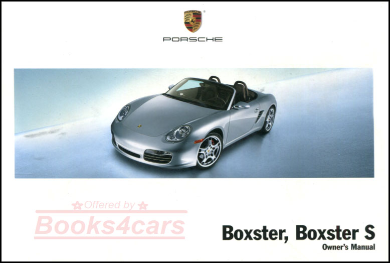 2006 Boxster owners manual by Porsche