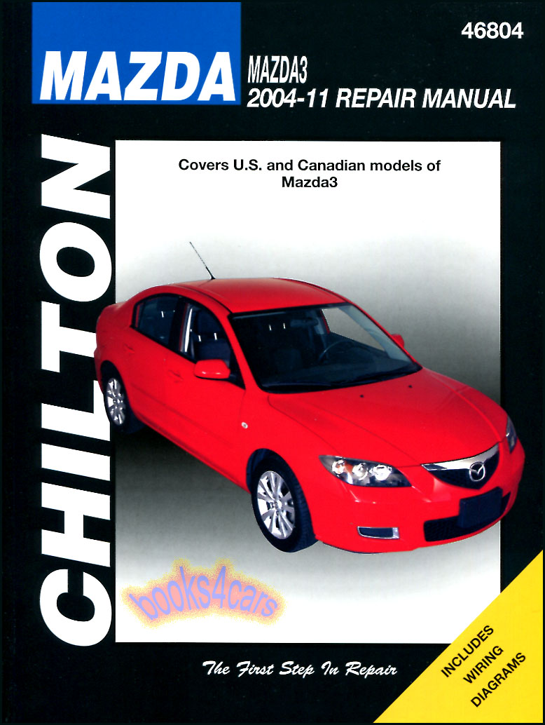 04-11 Mazda3 Shop Service Repair Manual by Chilton for Mazda 3