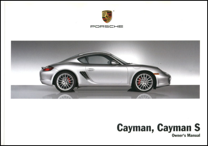 2008 Porsche Cayman & Cayman S Owners Manual