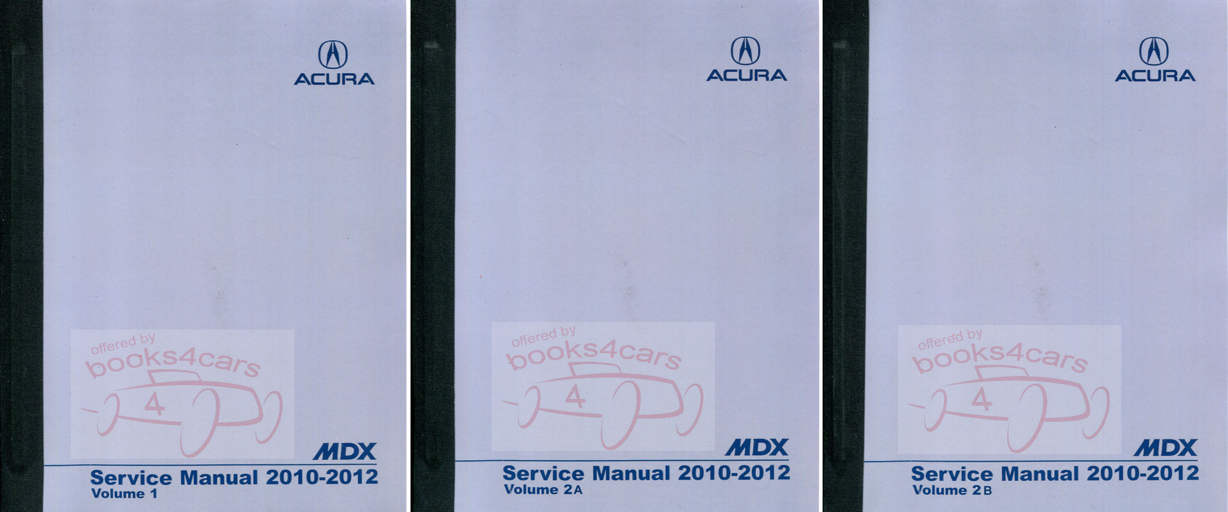 2010-2012 MDX Shop Service Repair Manual by Acura