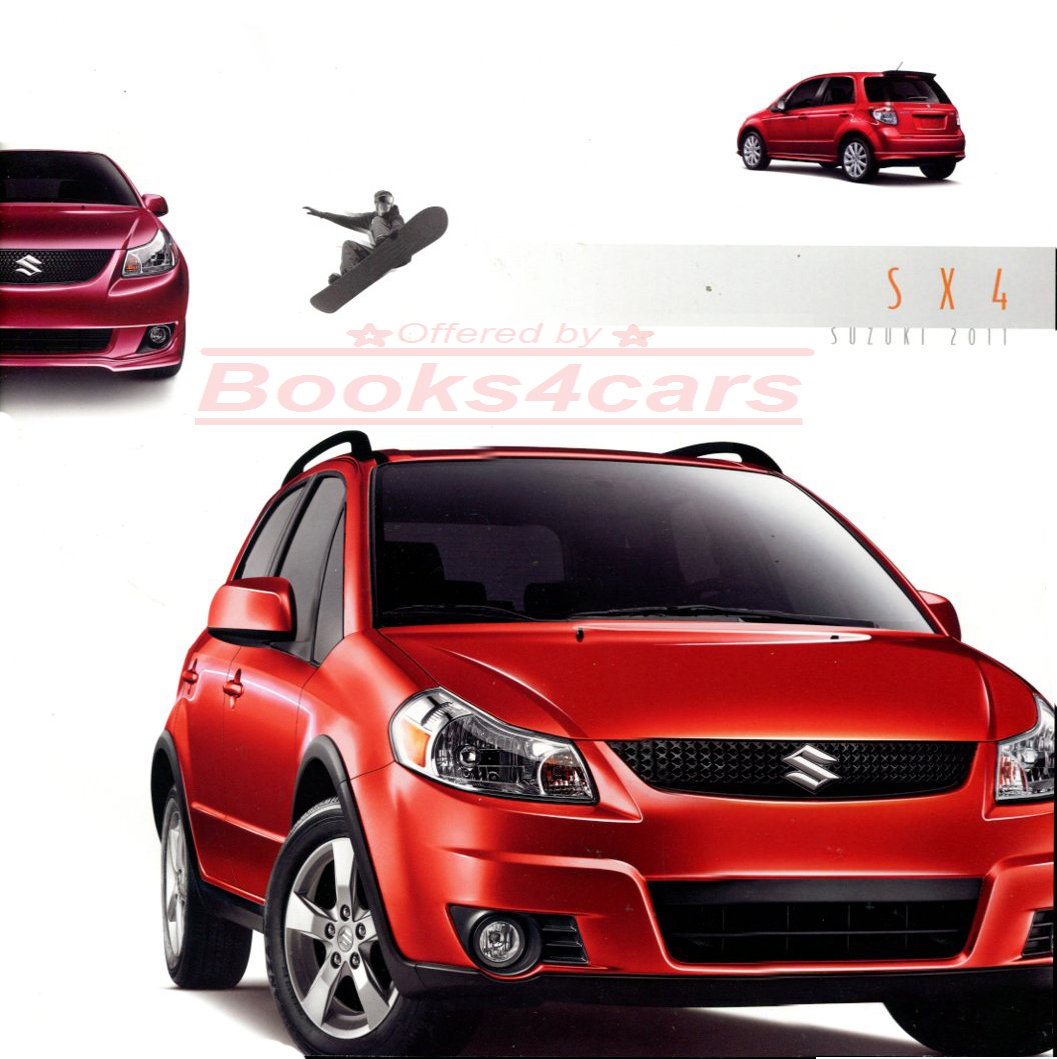 2011 Suzuki SX4 Sales Brochure