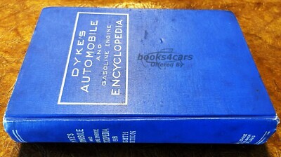 view cover of 1912 Dyke's Automobile & gas engines encyclopedia by Dykes