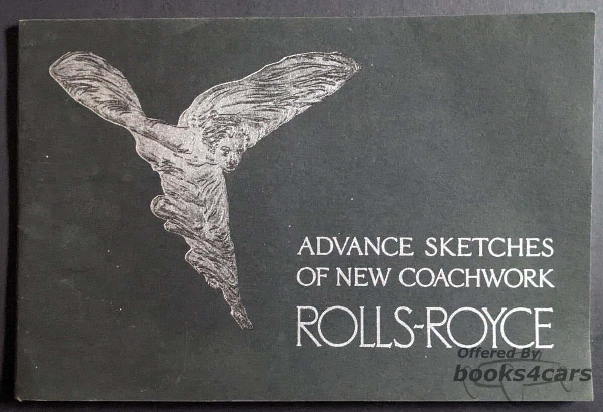 view cover of Advance Sketches of Rolls Royce Coachwork