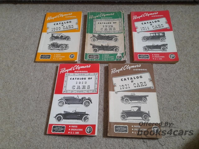 view cover of Floyd Clymers Historical Catalog of 1921 Cars