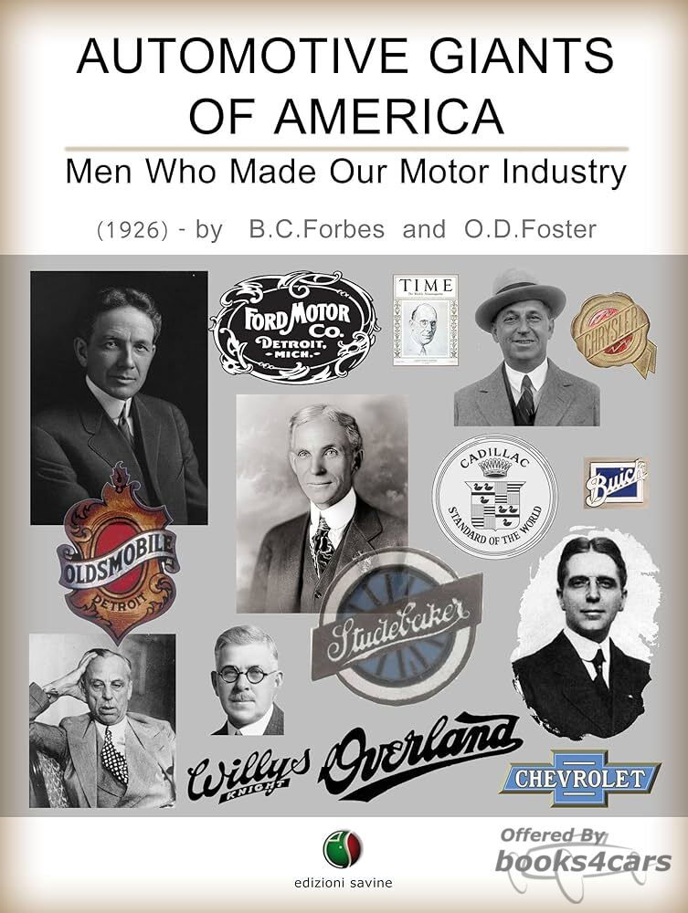 view cover of Automotive Giants of America by B C Forbes and O D Foster published 1926