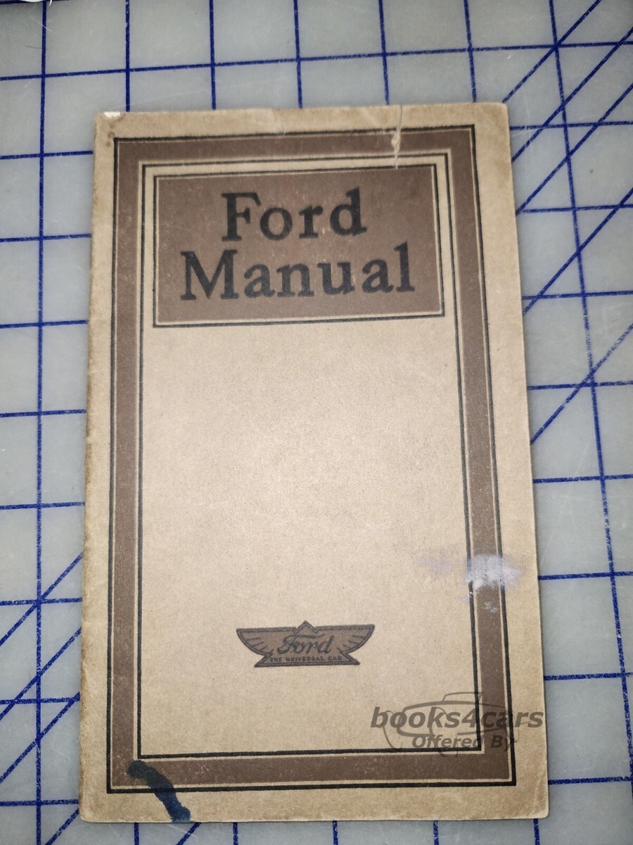 view cover of 1926-1927 Owners manual for Model T by Ford, 35 pgs