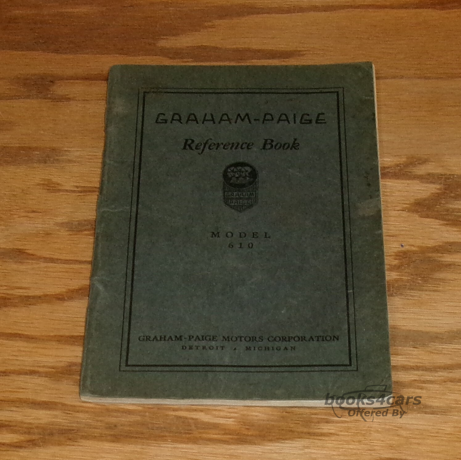 view cover of Graham Paige Model 610 Owners Manual