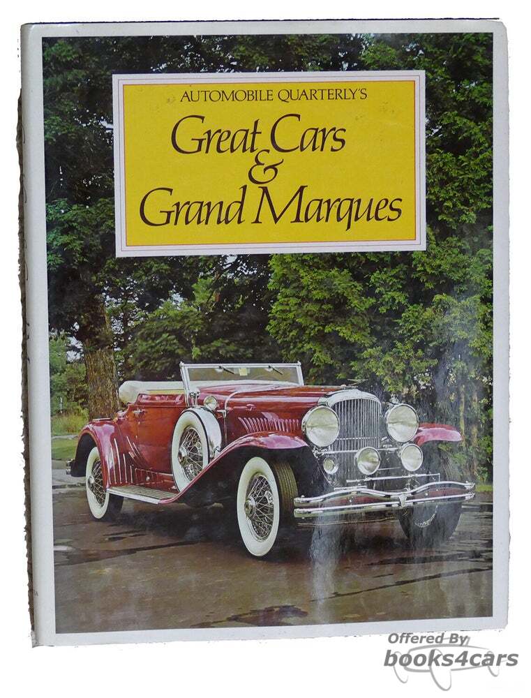 view cover of Automobile Quarterly's Great Cars & Grand Marques, edited by Beverly Rae Kimes, 1976