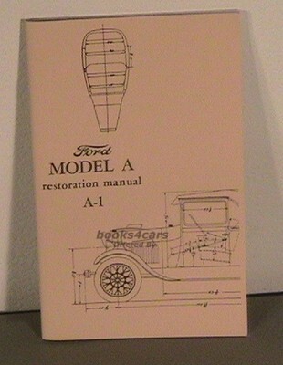 view cover of 1928-1931 Restoration manual for Model A by Ford, 72 pgs