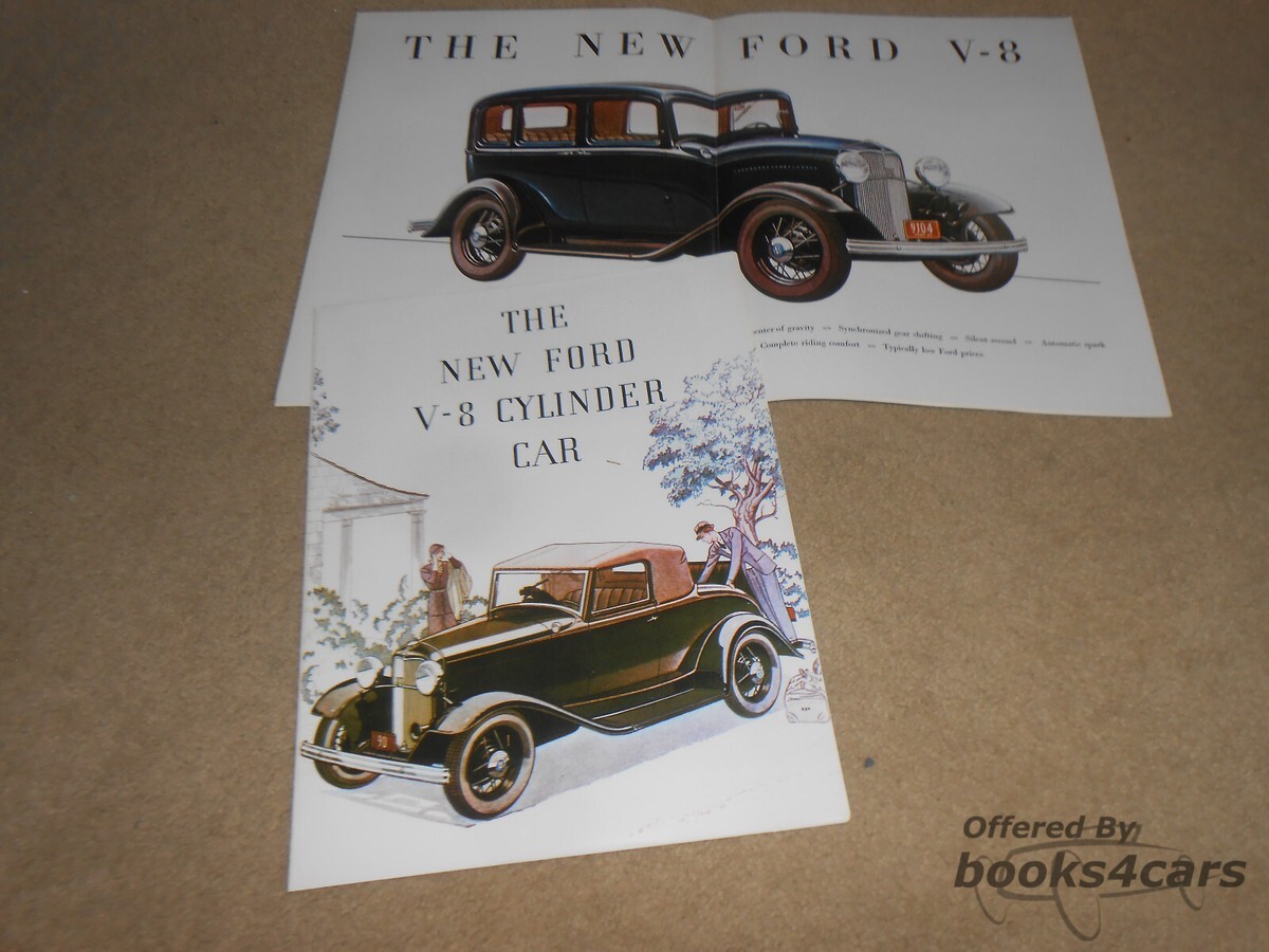 view cover of 1932 Ford V8 Oversized Sales Brochure by Ford