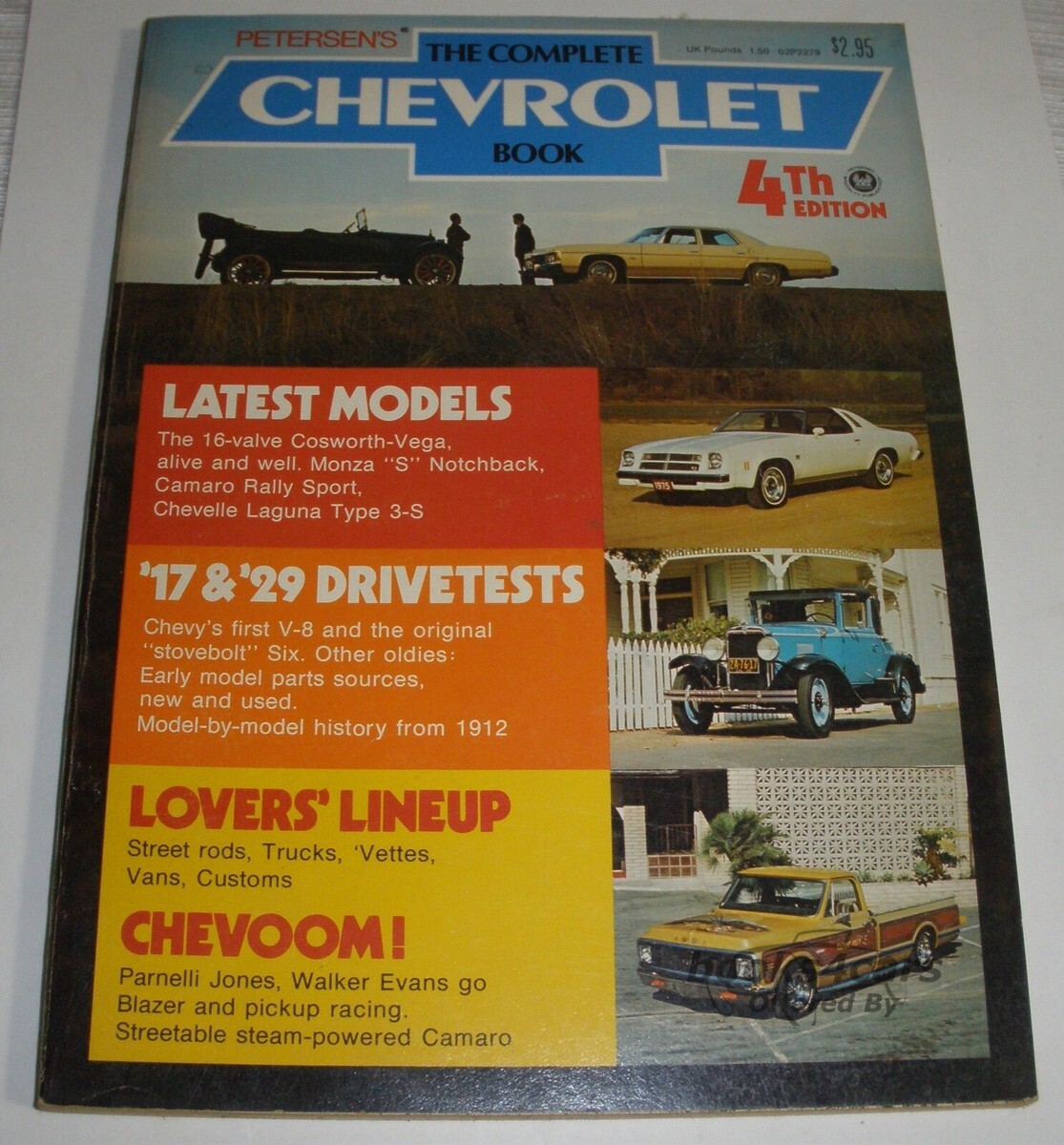 view cover of The Complete Chevrolet Book by Petersens up to 1975