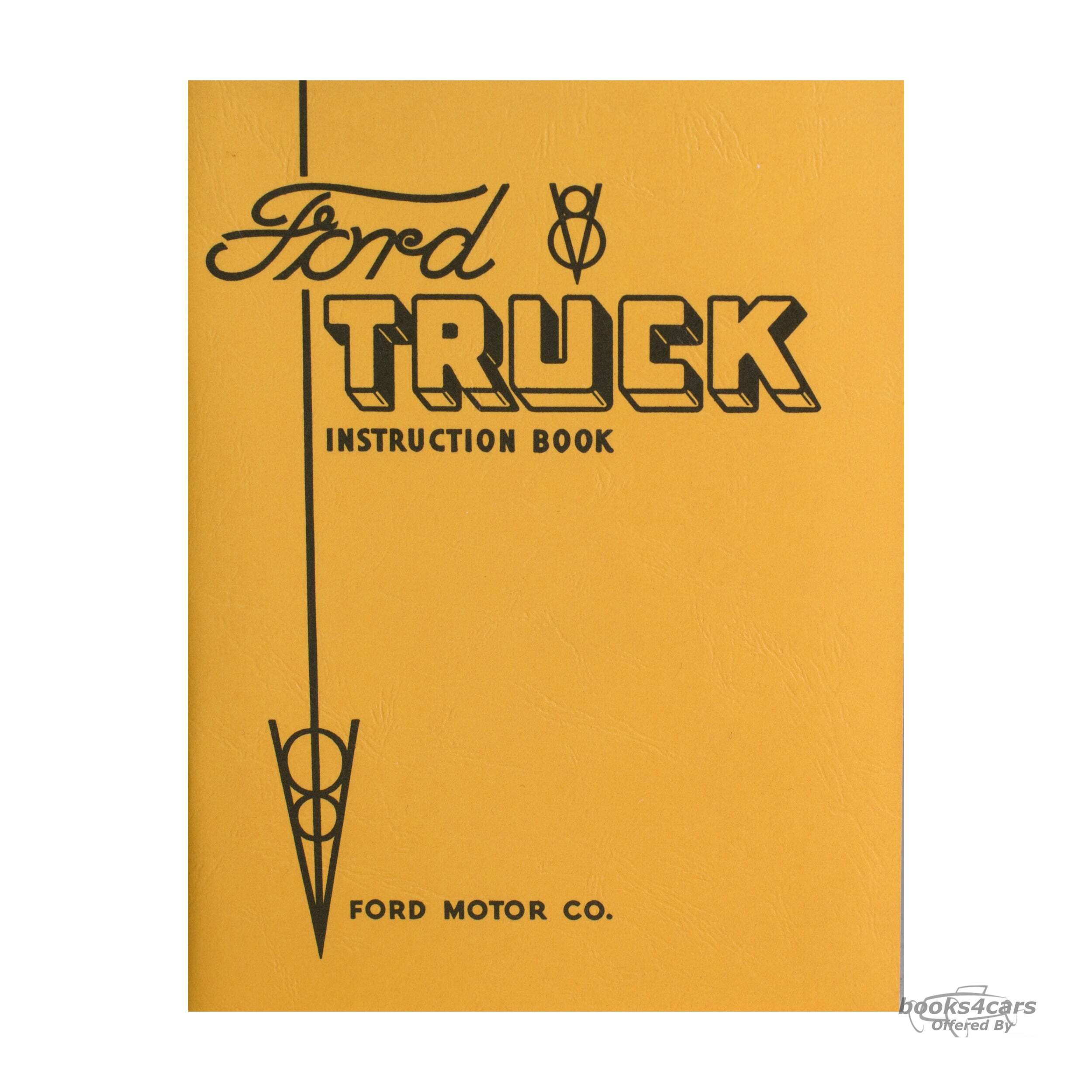 view cover of 1934 Ford Truck Owners manual by Ford