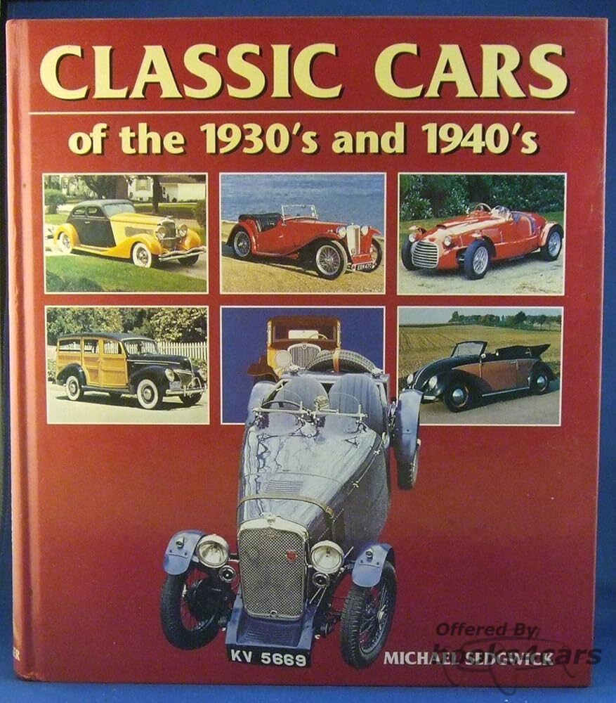 view cover of Cars od the 1930s by Michael Sedgwick